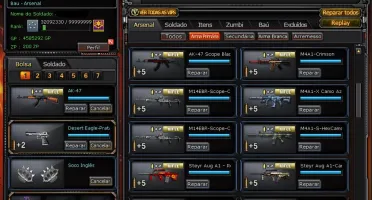 Vendo conta do crossfire marechal com 6 vips e alguns MN's.