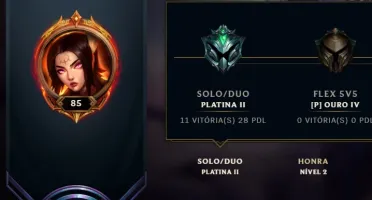 Conta Platina 2 65 skins 96 champs, ex diamond 4