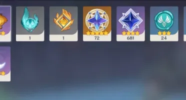 Diluc C1, Venti, Xiao, Zhongli, Keqing, Túmulo do Lobo AR 51