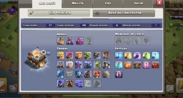 02 contas de Clash of Clans - as duas CV 11
