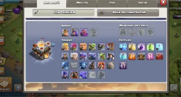02 contas de Clash of Clans - as duas CV 11