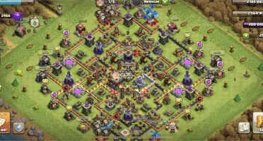02 contas de Clash of Clans - as duas CV 11
