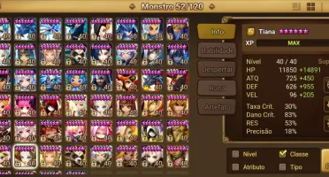 Conta Summoners Wars C3/C1