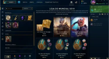 CONTA DE LOL PRATA IV COM 5 SKINS 1 SKIN LENDARIA