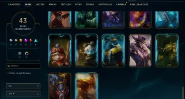 Bronze 2 com 60 Champs e 43 Skins