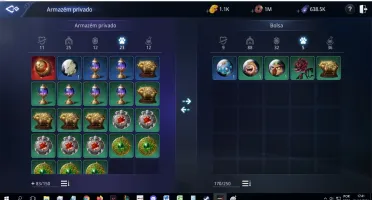 Conta Mir4, Level 57, 59.240PP, Servidor SA13, Conquista 8