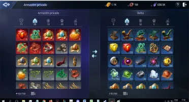 Conta Mir4, Level 57, 59.240PP, Servidor SA13, Conquista 8