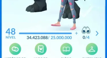 Conta Pokemon GO LV 48-49 PVP/POKES TALADOS/SHINY/100%
