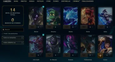 Conta Lol Platina, Upada na Mão, Lvl 40, 100% Segura