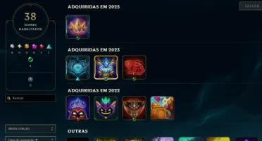 Conta Lol Platina, Upada na Mão, Lvl 40, 100% Segura