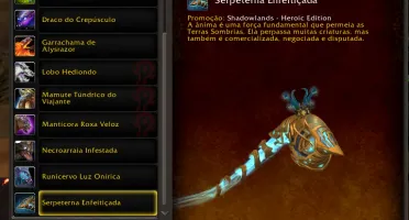 Conta WoW Retail Shadowlands - Heroic Edition