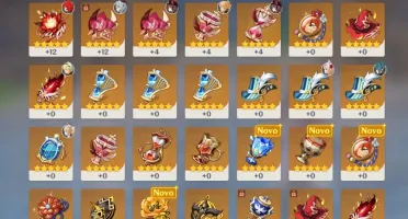 AR45 7x5* Hutao, Ganyu, Diluc, Albedo, Qiqi, Jean, Oração...