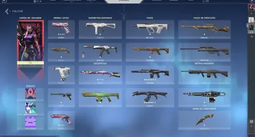 Conta Valorant +de R$350 em skin/Ouro 3 Ato 2/Pronta pra MD5