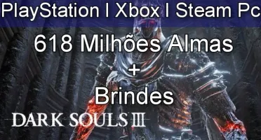 Dark Souls 3 - 618 Milhões de Almas + Brindes -PS4/5,Xbox,Pc