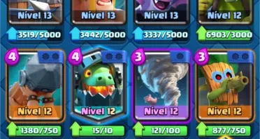 Conta nível 14 3 campeoes desbloqueados 14 cartas lvl max