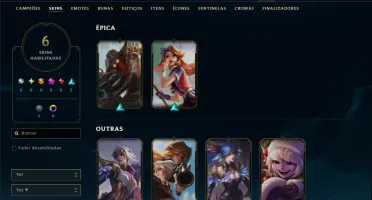 Esmeralda 4 com 45 Champs e 6 Skins