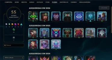 Esmeralda 4 com 45 Champs e 6 Skins