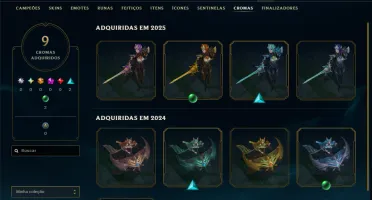 Esmeralda 4 com 45 Champs e 6 Skins