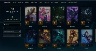 Esmeralda 4 com 45 Champs e 6 Skins