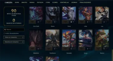 Esmeralda 4 com 45 Champs e 6 Skins