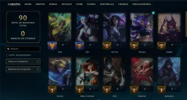 Esmeralda 4 com 45 Champs e 6 Skins