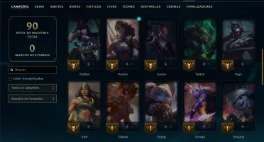 Esmeralda 4 com 45 Champs e 6 Skins