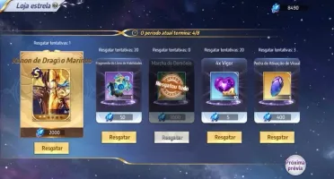 CONTA SAINT SEIYA AWAKENING, COM RANK SS