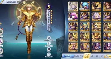 CONTA SAINT SEIYA AWAKENING, COM RANK SS