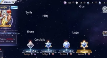 CONTA SAINT SEIYA AWAKENING, COM RANK SS