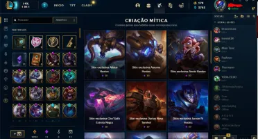 Conta LOL - único dono - nunca banida - 88 skins