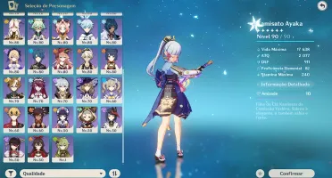 AR 58 Endgame com 12(5*), Ayaka c1 e Cortador da neblina