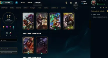 League of Legends conta com 47 Skins, ultimate