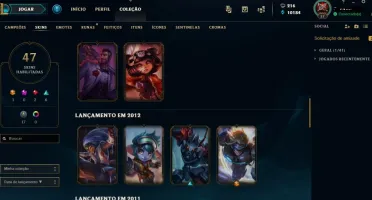 League of Legends conta com 47 Skins, ultimate