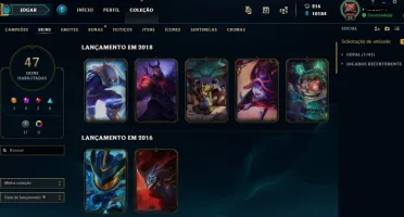League of Legends conta com 47 Skins, ultimate