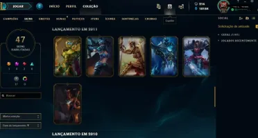 League of Legends conta com 47 Skins, ultimate