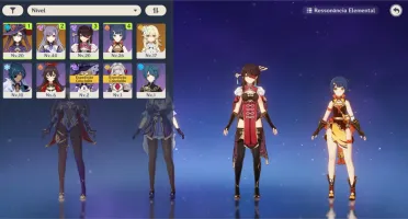 Keqing, Mona, Beidou, Xiangqiu, Xiangling, Noelle - AR16