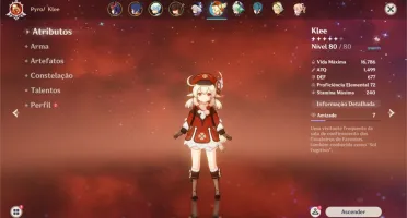 Conta otima com Baal Klee e outrs T5 com arma nat5