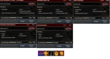 Itens loja ADM Conan Exiles server Reis Nórdicos com mod 5x