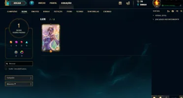 Conta Unranked lvl 30 com 20k de essência azul