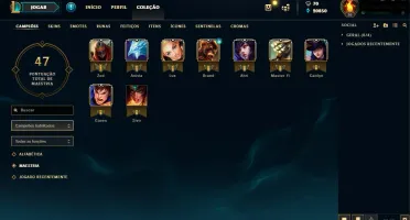 Conta Unranked lvl 30 com 20k de essência azul
