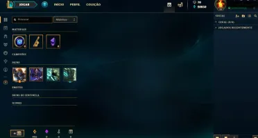 Conta Unranked lvl 30 com 20k de essência azul