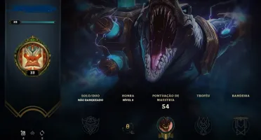 UNRANKED LV 32 COM RENEKTON HEXTEC + 10 SKINS