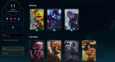 UNRANKED LV 32 COM RENEKTON HEXTEC + 10 SKINS