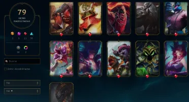 Conta League Of Legends Gold 79 skins + 52 lendas TFT