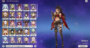 Conta do Genshin/Honkai, AR 52/Level 82, Ayaka C1 e Klee C1