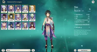 AR35Xiao, arco de amos+orgulho celestial+36 resinas frágeis