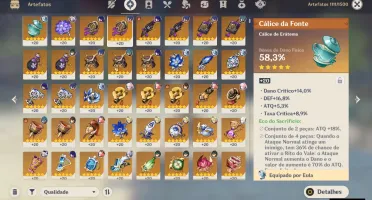 Genshin Impact AR56 - Xiao + Jade + Shogun + Cortadora ETC