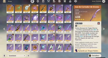Genshin Impact AR56 - Xiao + Jade + Shogun + Cortadora ETC