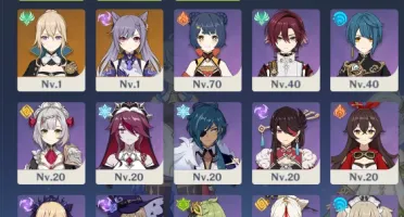 Ganyu, Nahida, Kazuha Ar 48