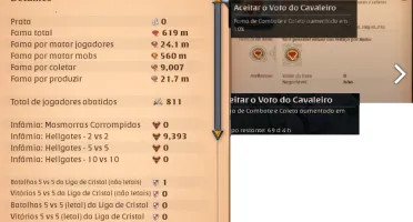 Conta full spec em besta e panos - Ótima pra HCE